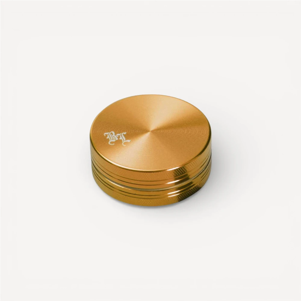 2-delt Black Leaf Grinder - Guld