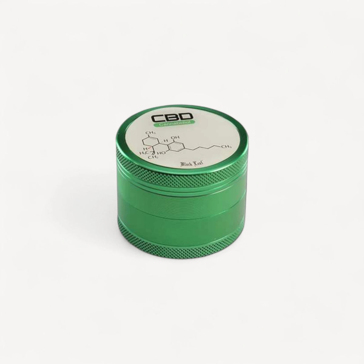 4-delt "CBD" metalgrinder - grøn