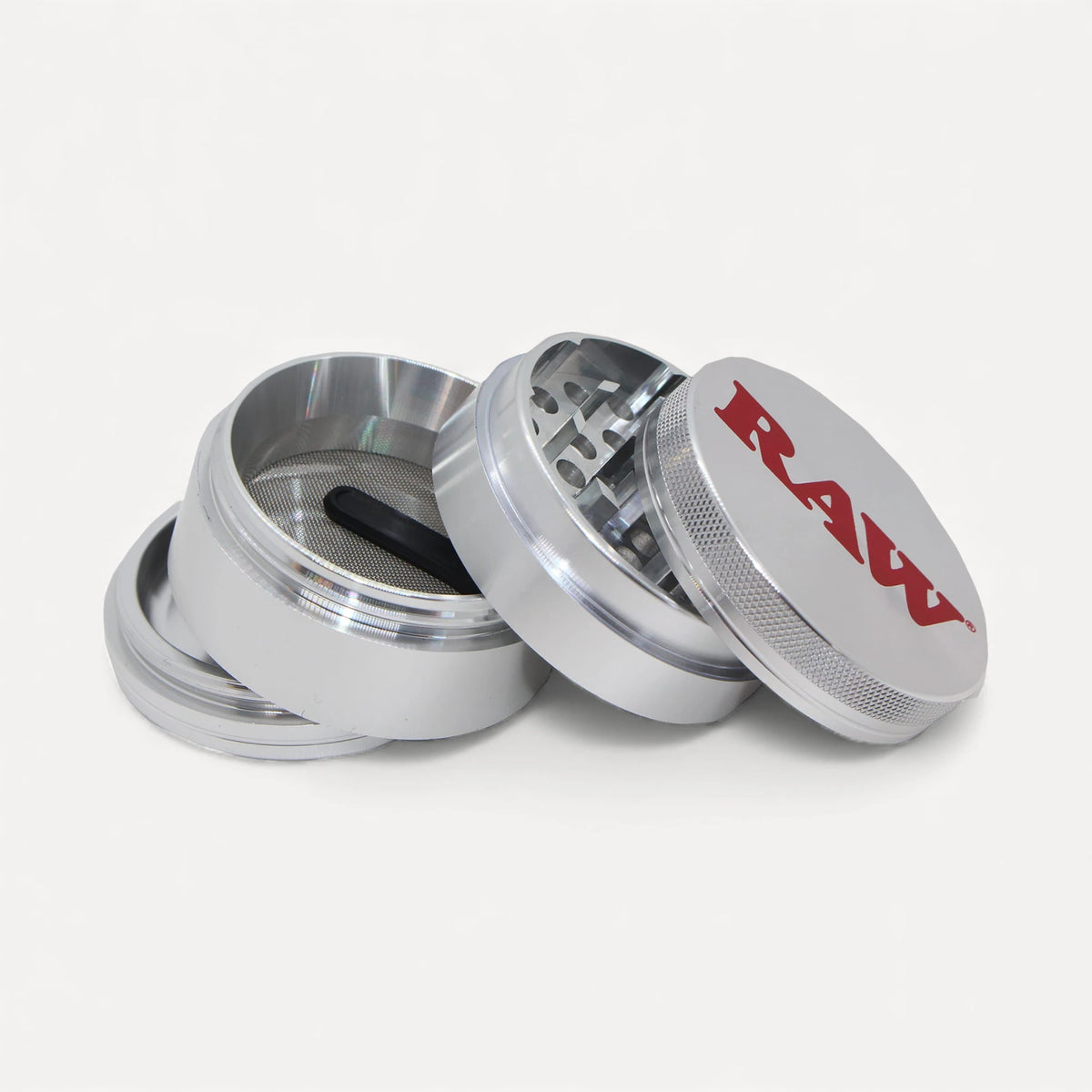 4-delt RAW Grinder - Sølv
