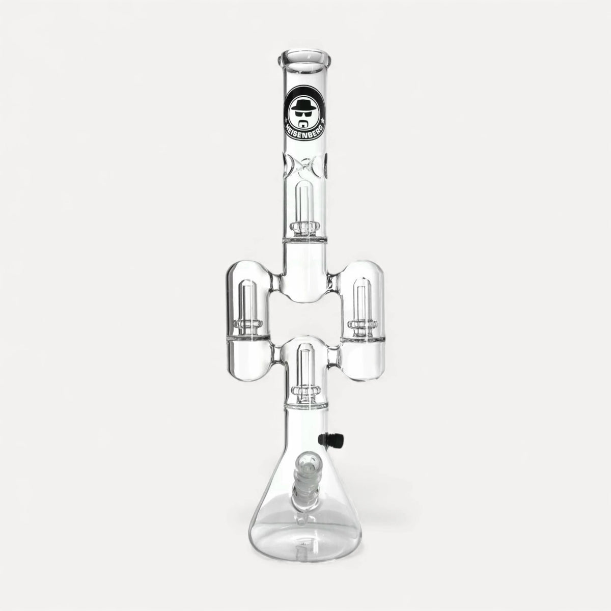 Black Leaf Bong - 4-percolated