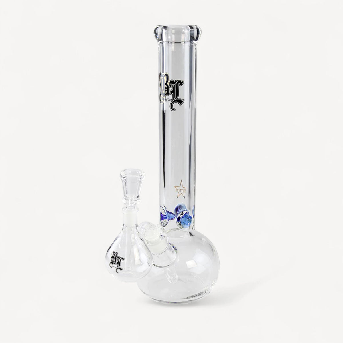 Black Leaf glasbong - 9mm glas