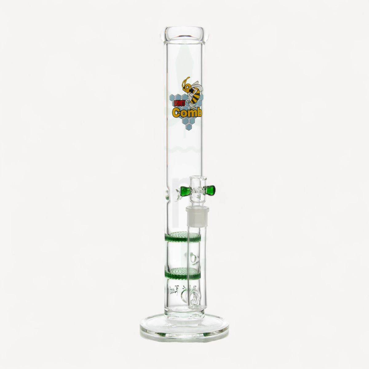 Black Leaf glasbong honeycomb percolator - grøn