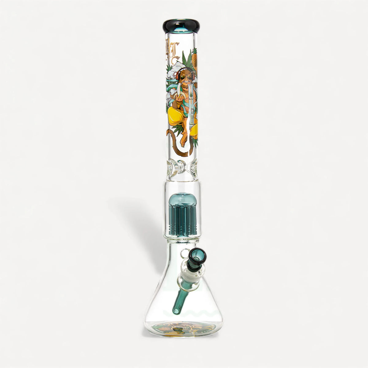 Black Leaf percolator glasbong - monkey