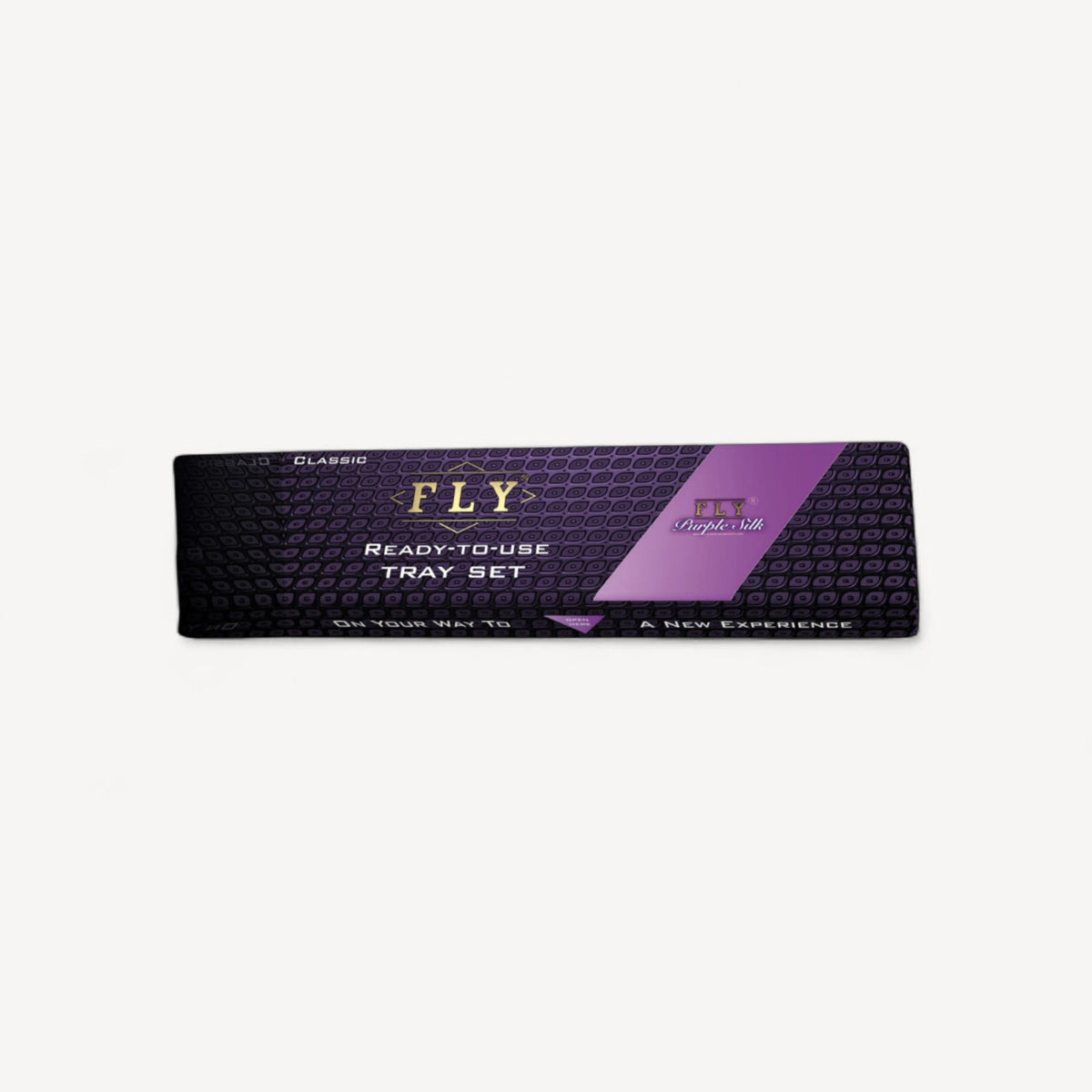 Fly King Size Slim Purple Silk Tray Set