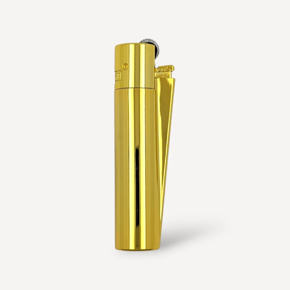Metal Clipper lighter - guld