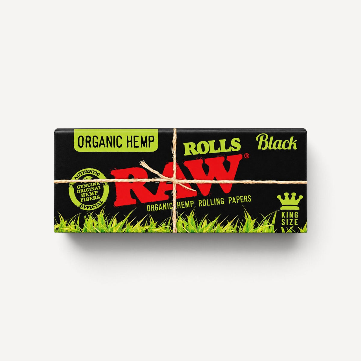RAW - Black Organic Hemp Meterpapir 3m