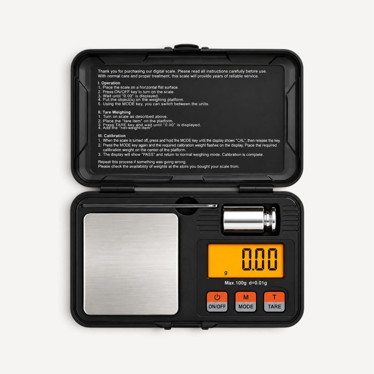 Digital Præcisionsvægt – 0,01 g / 100 g